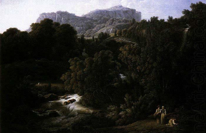 Joseph Anton Koch Mountain Scene china oil painting image